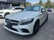 Recon 2019 MERCEDES BENZ C180 1.6 AMG COUPE FULL SPEC FREE 5 YEAR WARRANTY