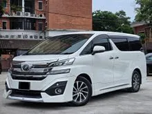 2015 Toyota Vellfire 3.5 VL MPV PILOT SEAT JBL SOUD SYSTEM GGH30