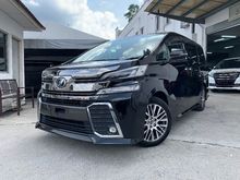 2017 Toyota Vellfire 2.5 ZG Edition MPV**PRE-CRASH**SHOWROOM CONDITION**PREMIUM WARRANTY**
