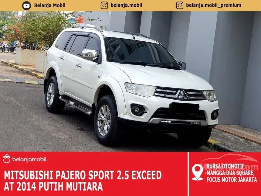 Jual Mobil Mitsubishi Pajero Sport 2014 Exceed 2.5 di DKI Jakarta Automatic SUV Putih Rp 207.000.000