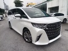 Toyota Alphard 2.5 Z high spec with side step GRED 5A 2024 Free Modelista bodykit (Price included taxs)