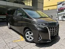 2020 TOYOTA ALPHARD 2.5 X (22K MILEAGE) BLIND SPOT MONITOR AND DIGITAL INNER MIRROR