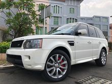 2010 Land Rover Range Rover Sport 5.0 V8 Supercharged SUV Nik2010 White Facelift Km20rb Antik TDP.275JT
