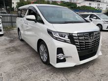 2015 TOYOTA ALPHARD 2.5 SA FULL SET ALPINE MONITOR/ CRUSE CONTROL
