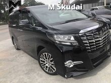 2015 Toyota Alphard 2.5 SC SUNROOF & P. CRASH 5 YRS TOYOTA WARRANTY!!!