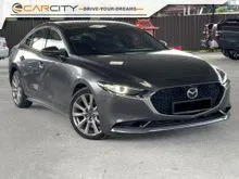 2020 Mazda 3 2.0 SKYACTIV-G High Plus Sedan WARRANTY FULL SERVICE MAZDA LOW MILEAGE 34K PADDLE SHIFTERS REVERSE CAMERA SUNROOF