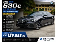 2022 BMW 530e 2.0 M Sport Full Service History Good Condition Super High High Loan