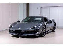 Recon Japan Spec Offer Stock 2024 Ferrari 296 3.0 GTB Coupe Gray Grade 6A Super Low Mileage Tip Top Condition
