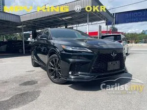 2024 Lexus RX 350 RX350 2.4 T F Sport / GRADE 5A / PANORAMIC / AWD / 360 CAMERA / HUD / DIM / BSM / MARK LEVINSON / RED INTERIOR / UNREG