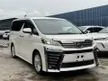 Recon 2020 Toyota Vellfire 2.5 Z Edition MPV LOW MILEAGE AS NEW CAR DISPLAY AUDIO 5A UNREG