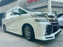 Serv record -113k km 2015 Toyota Vellfire 3.5 VL Android JBL sounds