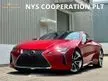 Recon 2019 Lexus LC500 5.0 V8 S Package Coupe Unregistered Mark Levinson Sound System 21 Inch Forged Rim Carbon Fiber Roof Top Alcantara Seat