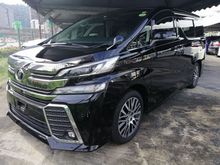 2017 Toyota Vellfire 2.5 ZG MPV