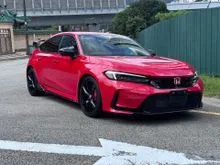 2024 RED FL5 DIGITAL METER BSM ALCANTARA STEERING APPLE CAR PLAY Honda Civic 2.0 Type R Hatchback UNREG