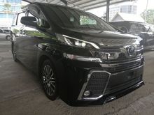 2016 Toyota Vellfire ZG PreCrash /Sunroof /3YearsWarranty Unregister