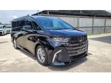 2025 Toyota Alphard 2.5 Z Modelista MPV Sunroof Side Step Roof Monitor 360 Camera PCS LDA HUD DIM BSM PB Unreg