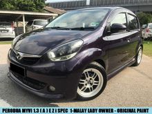 2014 Perodua Myvi 1.3 (A) EZI SPEC SATU OWNER MALAY CIKGU OWNER SAJA LOW MILEAGE ORIGINAL CAR TIPTOP CONDITION