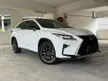 Recon PROMO 2019 Lexus RX300 2.0 F SPORT RED LEATHER PANORAMIC ROOF BEST DEAL UNREG