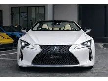 2023 Lexus LC 500 5.0 Convertible, 5.0L Naturally Aspirated V8, White Leather Interior