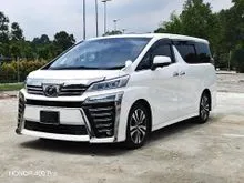 2019 Toyota Vellfire 2.5 ZG MPV