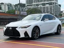 RECON 2022 Lexus IS 300 2.0 F Sport Sedan - INTERIOR BLACK MARK LEVINSON SUNROOF 4CAM ORANGE CALIBER