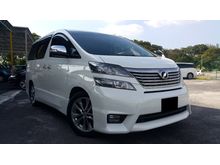 TOYOTA VELLFIRE 2.4 (A) Z PLATINUM MPV POWER BOOT TIPTOP CONDITION 1 VVIP OWNER