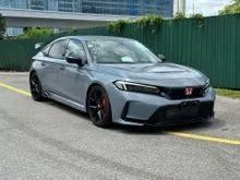 2024 ORI 4K KM 5A CAR SONIC GREY FL5 DIGITAL METER BSM ALCANTARA STEERING APPLE CAR PLAY Honda Civic 2.0 Type R Hatchback UNREG