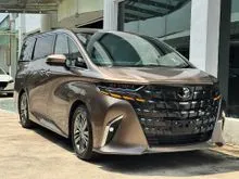 Auto Side Step / Head Up Display / Sunroof 2025 Toyota Alphard 2.5 Z Modelista MPV