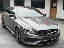 2017 Mercedes-Benz CLA180 1.6 AMG LINE, UK, PANORAMIC ROOF, HARMON KARDON, FULL LEATHER SEAT, LED DAYTIME RUNNING LIGHT