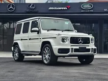 2021 Mercedes-Benz AMG G63 4.0 SUV, AMG Dynamic Seat with Massage, Diamond Seat, Burmester, Sunroof, Surround Cam, 2022, Black Interior Red Stitching
