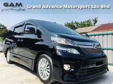 2012/2013 Toyota Vellfire 2.4 Z G Edition Pilot Seat Black Interior