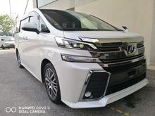 2016 Toyota Vellfire 2.5 ZG Edition 4 + 1 warranty