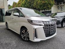 2019 Toyota Alphard 2.5 SC BSM DIM 3LED WHITE OFFER UNREG