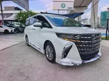 2025 Toyota Alphard 2.5 Z Modelista MPV DIM BSM 4CAM 7K KM 5A CAR LOW MILEAGE UNREG