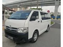 2012 Toyota HIACE 2.5 (M) Low Roof Window Van Diesel