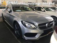 2017 Mercedes-Benz C200 2.0 AMG Coupe Burmester System P-Roof New Car Condition
