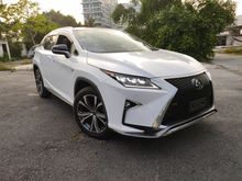 2016 Lexus RX200t 2.0 F Sport, PANAROMIC ROOF,HEAD UP DISPLAY,PRE CRASH,REAR ELECTRONIC SEAT,2016 UNREGISTER,GRADE 5A