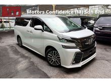 2015 Toyota Vellfire 3.5 ZA G Edition High Spec - 2018 Promo Price