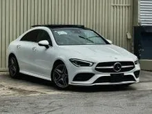 2022 UNREGISTER CLA250 4 MATIC FULLY LOADED AMG LINE, 6 YEARS WARRANTY PREMIUM PACKAGE, FREE MERCHANDISE, FREE COATING & FREE TINTED