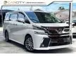 Used 2016 Toyota Vellfire 2.5 Z G Edition MPV 2 YEARS WARRANTY ONE VIP OWNER SUNROOF FULL SPEC