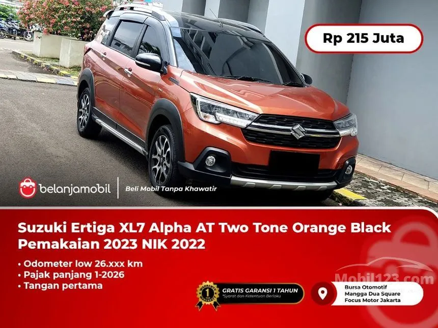 Jual Mobil Suzuki XL7 2022 Alpha 1.5 di Jawa Barat Automatic SUV Orange Rp 215.000.000