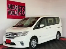 ORI2013 Nissan Serena 2.0 S-HYBRID HIGHWAY STAR ONE OWNER / 3 YR WARRANTY / KEYLESS/ LEATHER SEAT