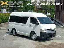 2017 TOYOTA HIACE WINDOW VAN 2.7 HIGH ROOF (M) *2 YEARS WARRANTY *GUARANTEE No Accident/No Total Lost/No Flood & 5 Day Money back Guarantee*