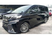 2015 Toyota Vellfire 2.5 Z G Edition UNREG