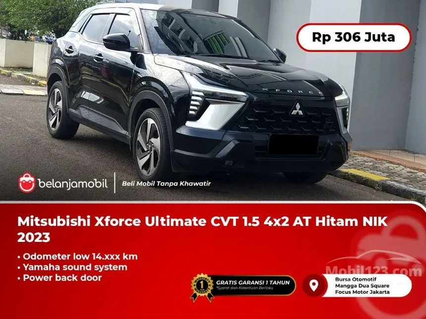 Jual Mobil Mitsubishi XFORCE 2023 Ultimate 1.5 di Jawa Barat Automatic Wagon Hitam Rp 306.000.000