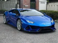 [HORIZON BLUE] [VORSTEINER CARBON] 2021 Lamborghini Huracan Evo AWD 5.2 [SOSONUM SOUNDS] 1YR LAMBO WRTY