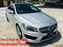 2013 Mercedes-Benz CLA180 AMG + Panaromic Roof + 2 Electric With Memory Seat + Radar Safty Sensor + Free 3 Year Warranty And Branded Tinted
