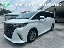 2024 Toyota Alphard 2.5 Z 7-Seater MPV#GRADE 4.5 (B)#SUNROOF#BSM#DIM#4 CAMERA#POWER BOOTS#CAR PRICE CAN NEGO UNTIL LET GO#