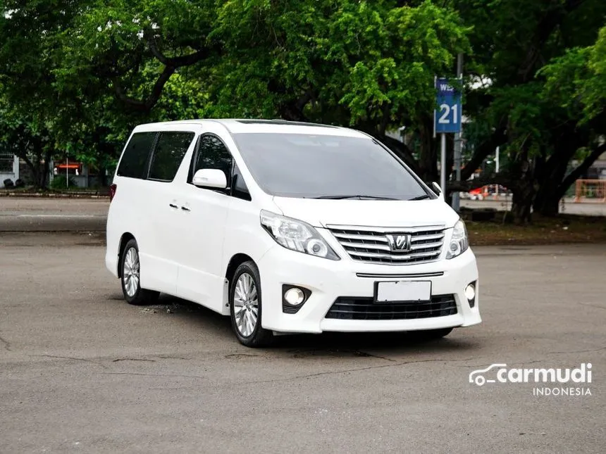 Jual Mobil Toyota Alphard 2014 SC 2.4 di DKI Jakarta Automatic MPV Putih Rp 365.000.000