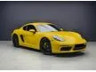 2018 Porsche 718 2.0 Cayman Coupe UK PDLS+ PASM Sport Chrono Sport Exhaust Bose